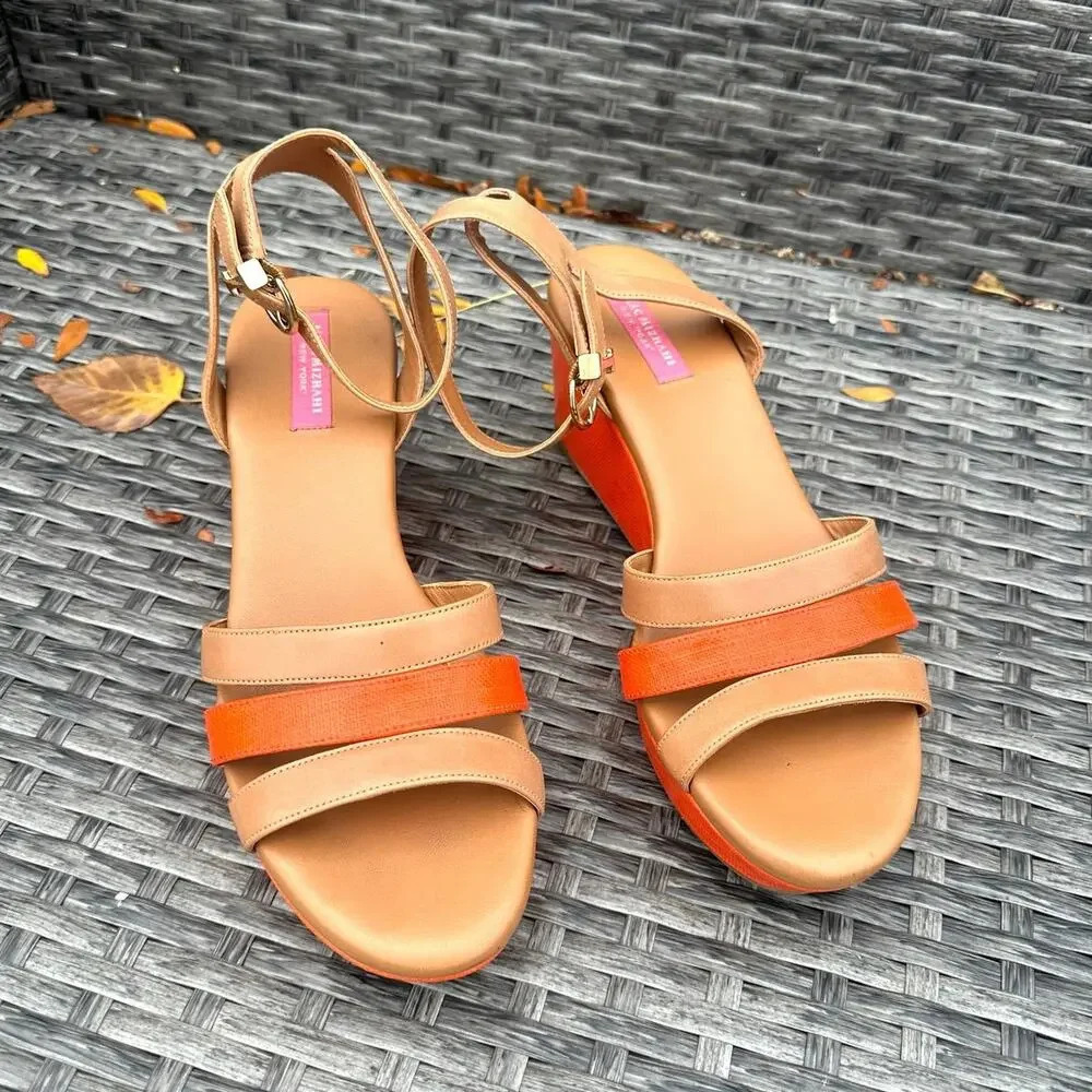 Isaac Mizrahi Women’s Istreva Wedge sandals Size 8